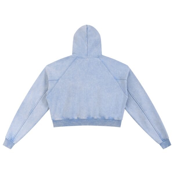 Snowfall Cropped Hoodie, a Ski Baltimore Social Club sweatshirt with snow-wash finish