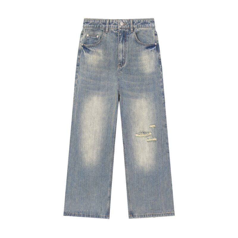 Denim 04 blue denim bottoms from Ski Baltimore Social Club, full product view