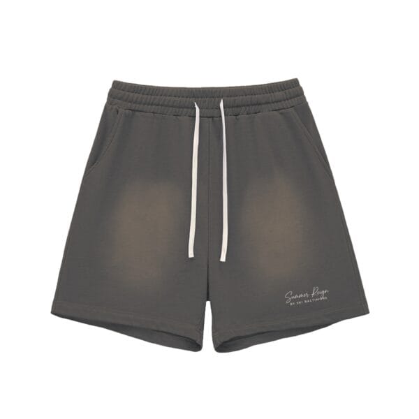 Close-up of The Tarmac Short's custom utility cargo pocket and sun-faded finish
