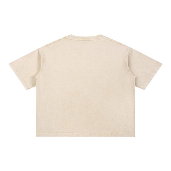 The Horizon Tee in Light Apricot shown from another angle