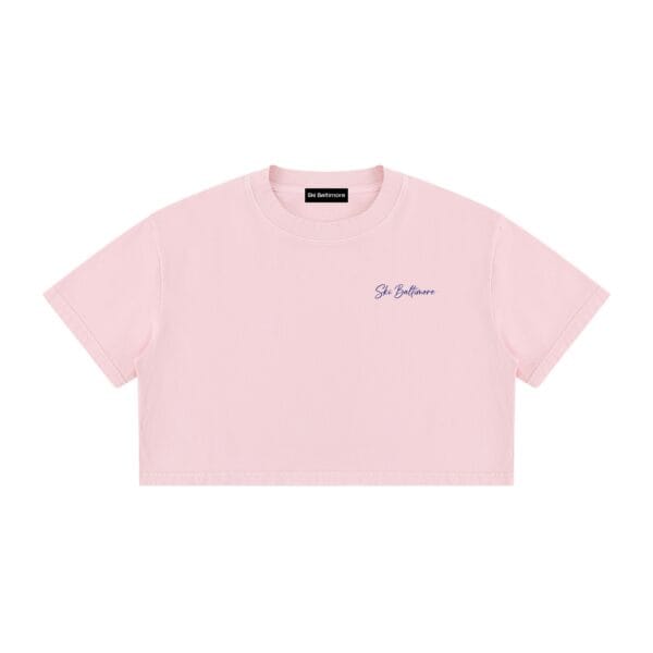 The Estate Crop T-Shirt styled for an elevated everyday look